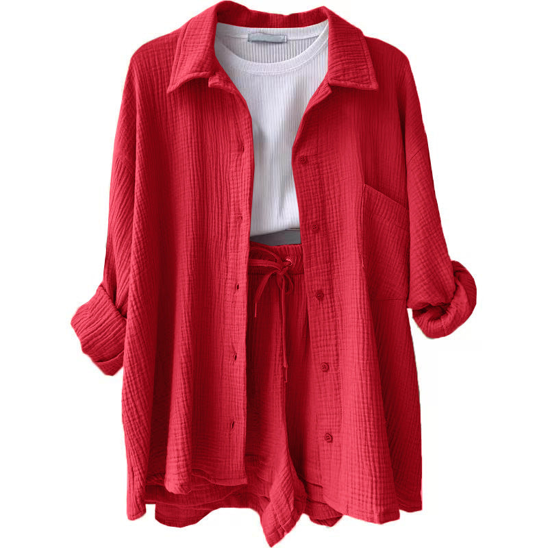 Set donna Caroline 2 pezzi in cotone