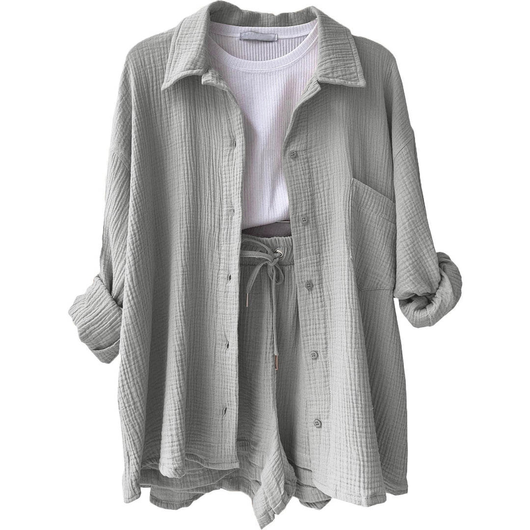 Set donna Caroline 2 pezzi in cotone
