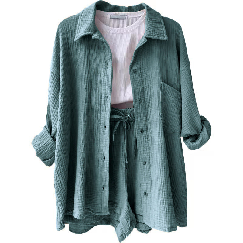 Set donna Caroline 2 pezzi in cotone