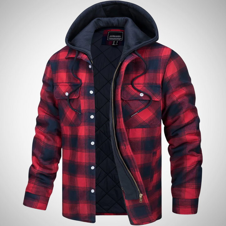Giacca con cappuccio Rogue Plaid