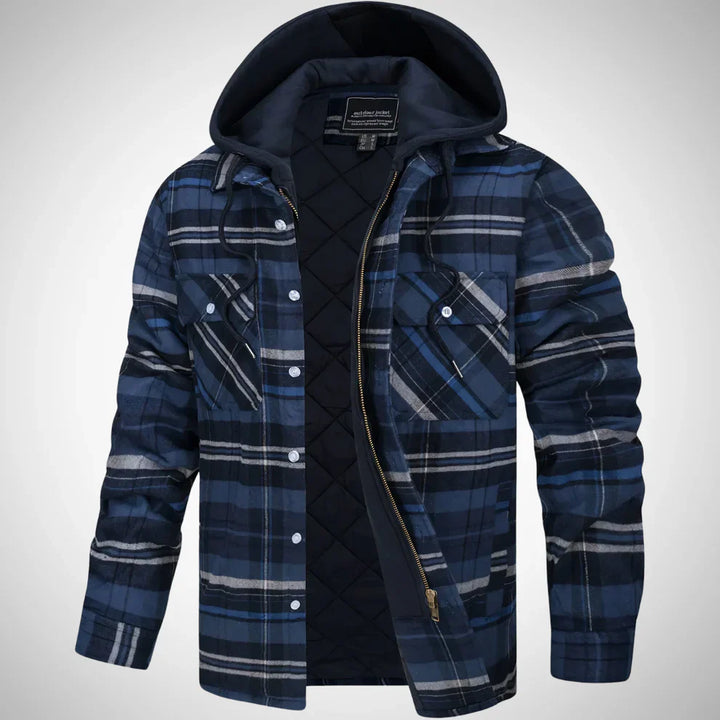 Giacca con cappuccio Rogue Plaid