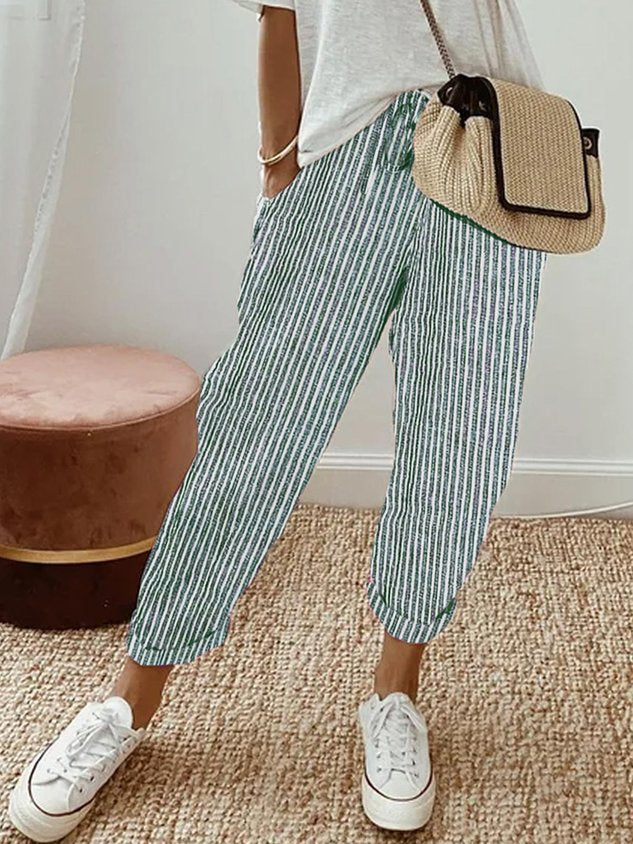LUCY - Pantaloni di lino di lusso