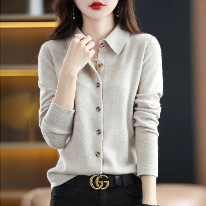 Cardigan Odelia in cashmere con bottoni