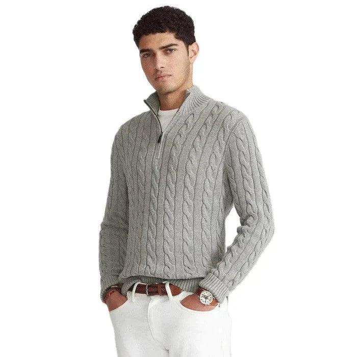 Maglione con mezza zip Verbier