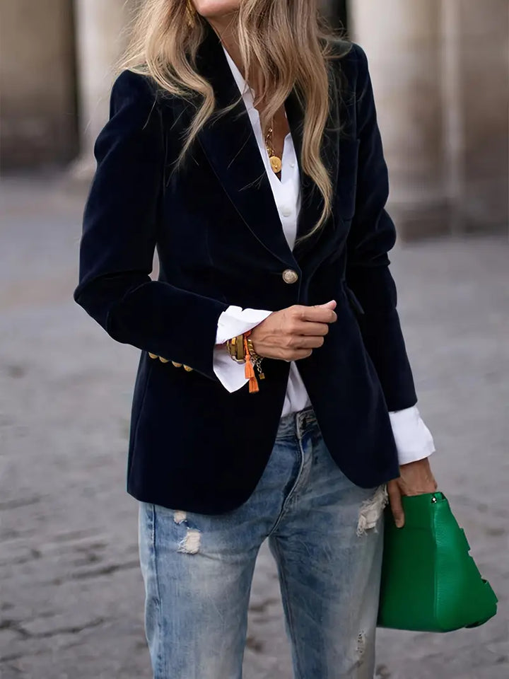 JULISSA BLAZER ELEGANTE IN VELLUTO