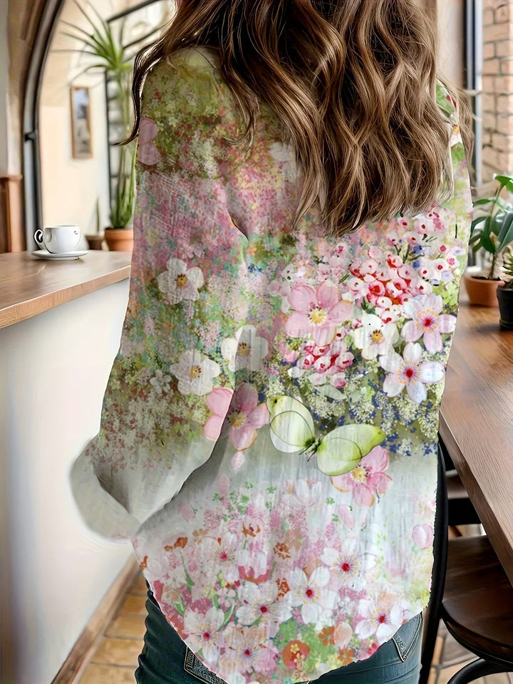 Camicetta floreale Boho Leura