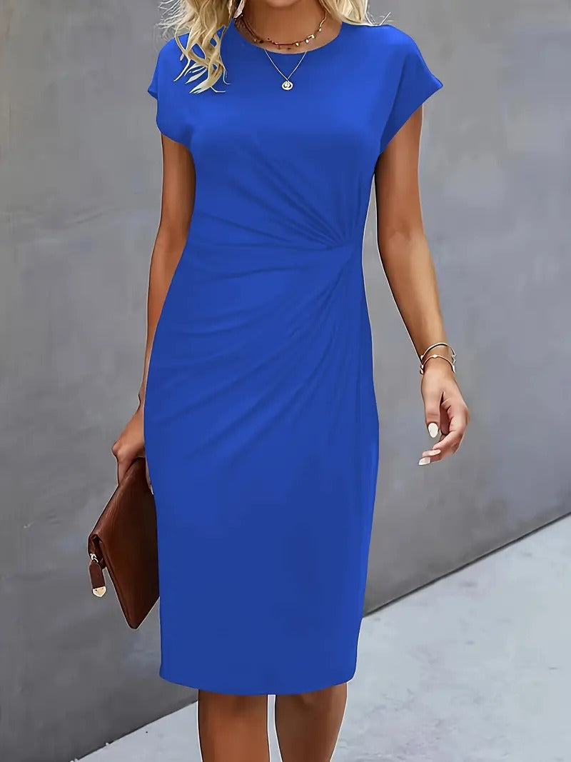 Abito Queenie Casual con scollo rotondo