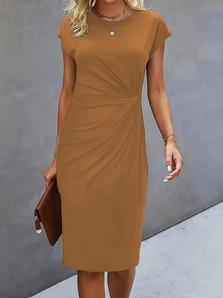 Abito Queenie Casual con scollo rotondo