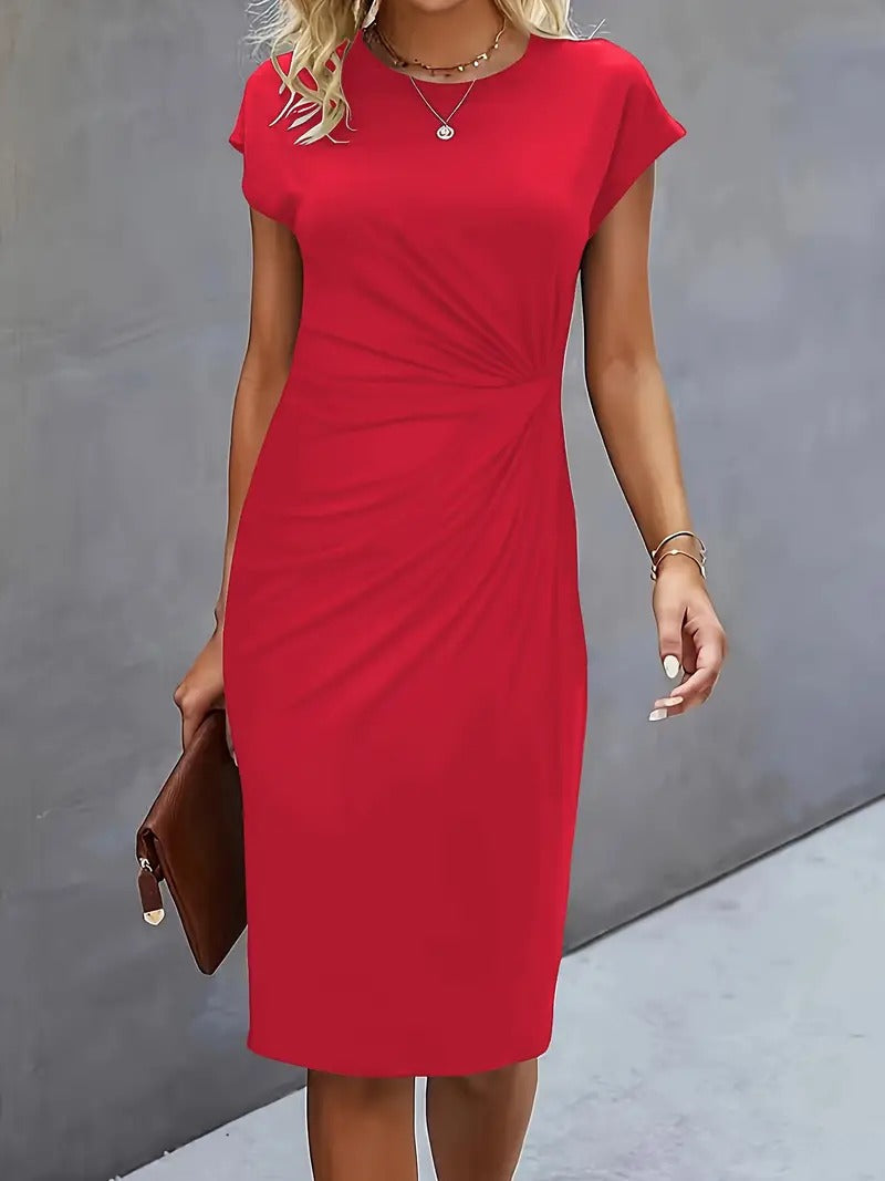 Abito Queenie Casual con scollo rotondo