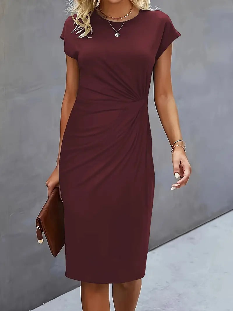 Abito Queenie Casual con scollo rotondo