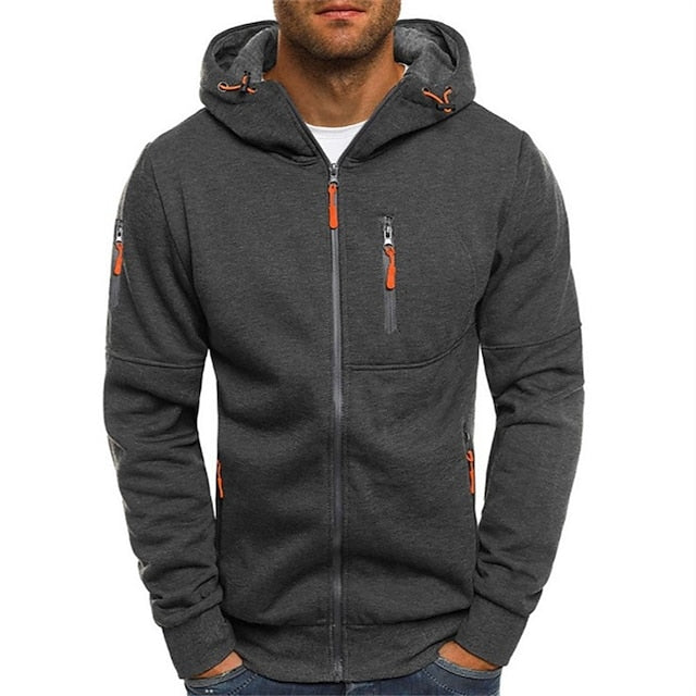 Giacca con cappuccio e zip Mave