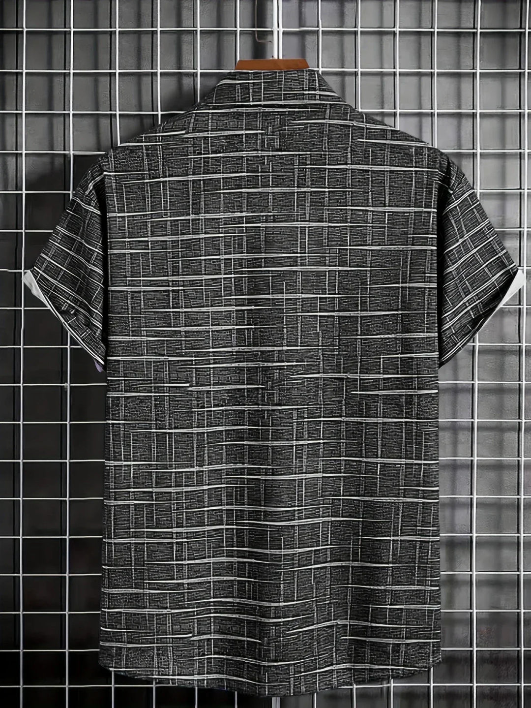 Camicia Haroyan con motivo a righe a quadri alla moda