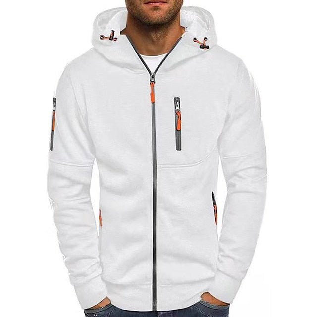 Giacca con cappuccio e zip Mave