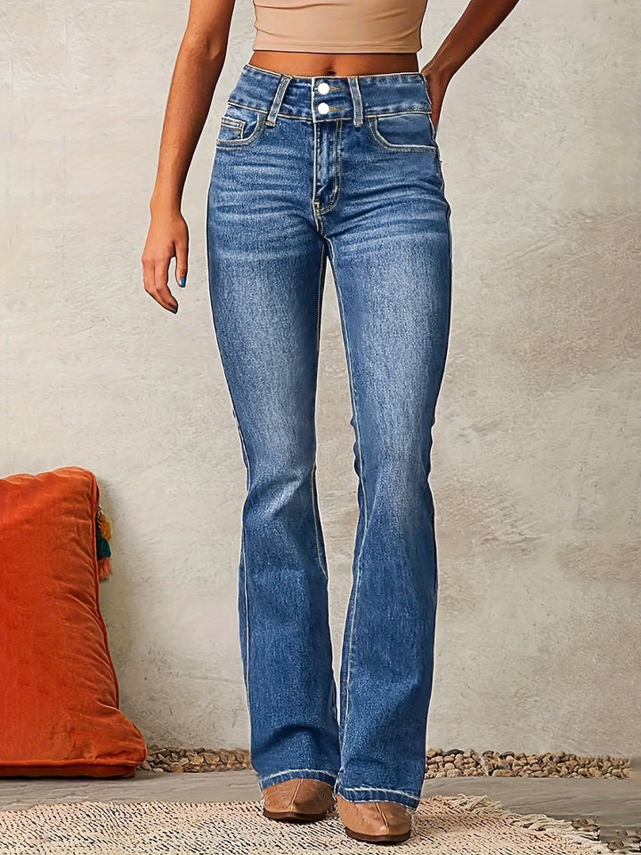 Aya - Jeans svasati a vita alta