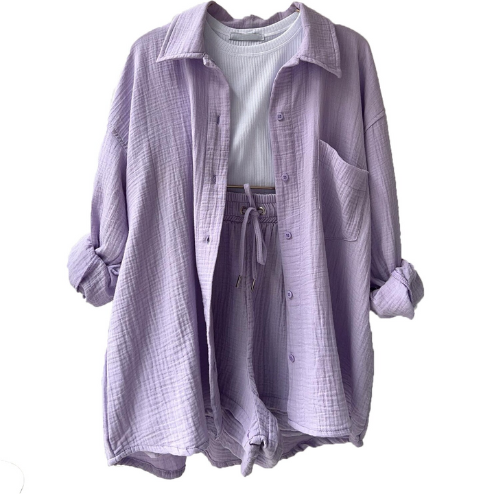 Set donna Caroline 2 pezzi in cotone