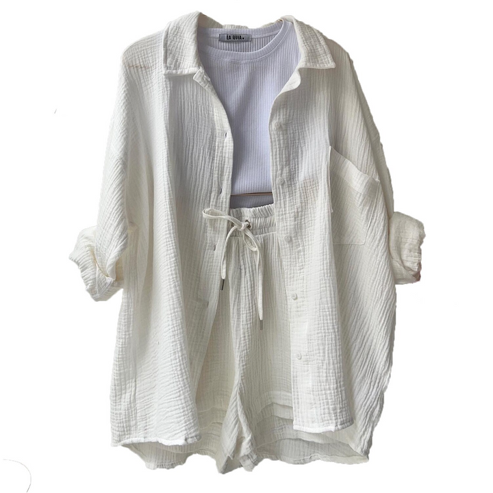 Set donna Caroline 2 pezzi in cotone