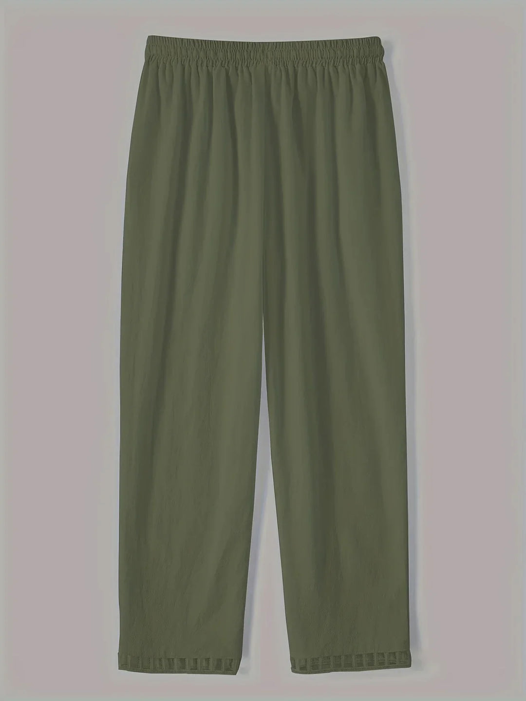 Pantaloni cropped Tracey con finiture a contrasto