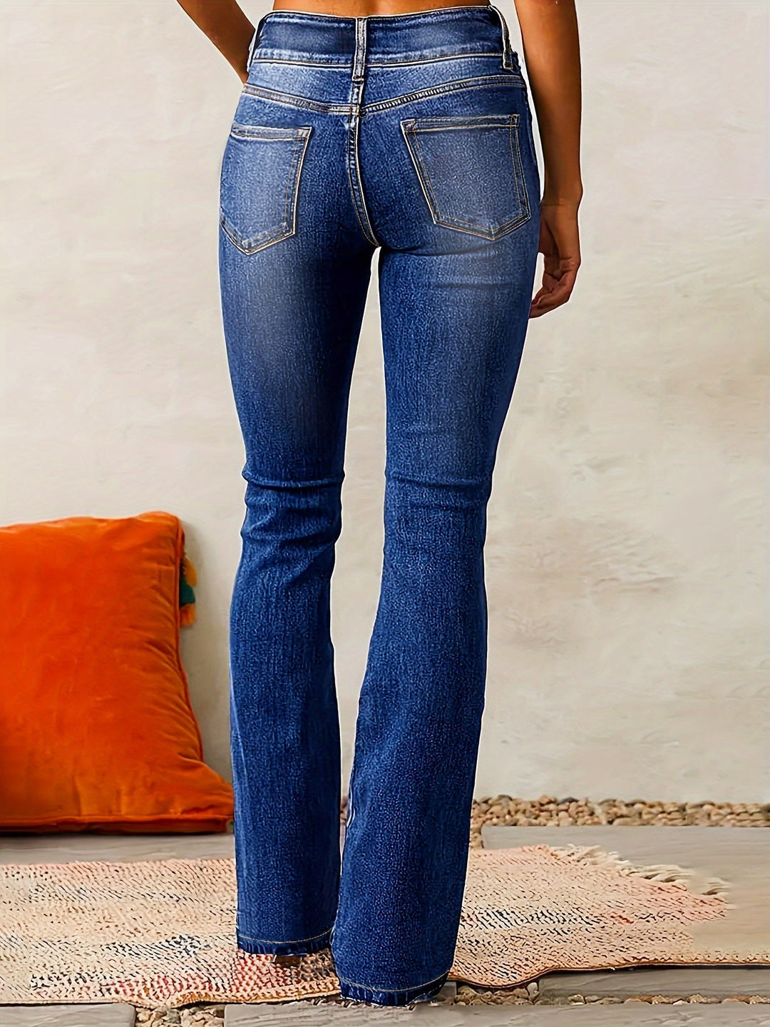 Aya - Jeans svasati a vita alta