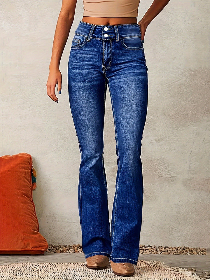 Aya - Jeans svasati a vita alta