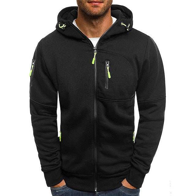Giacca con cappuccio e zip Mave