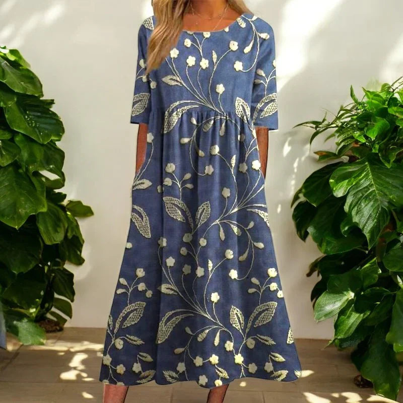 Kharen - Vestito midi floreale