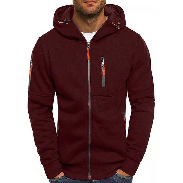 Giacca con cappuccio e zip Mave
