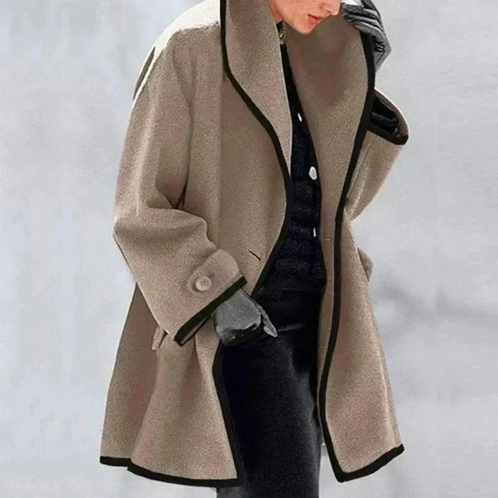 Maria Giacca in pile elegante e di tendenza