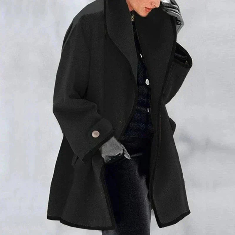 Maria Giacca in pile elegante e di tendenza