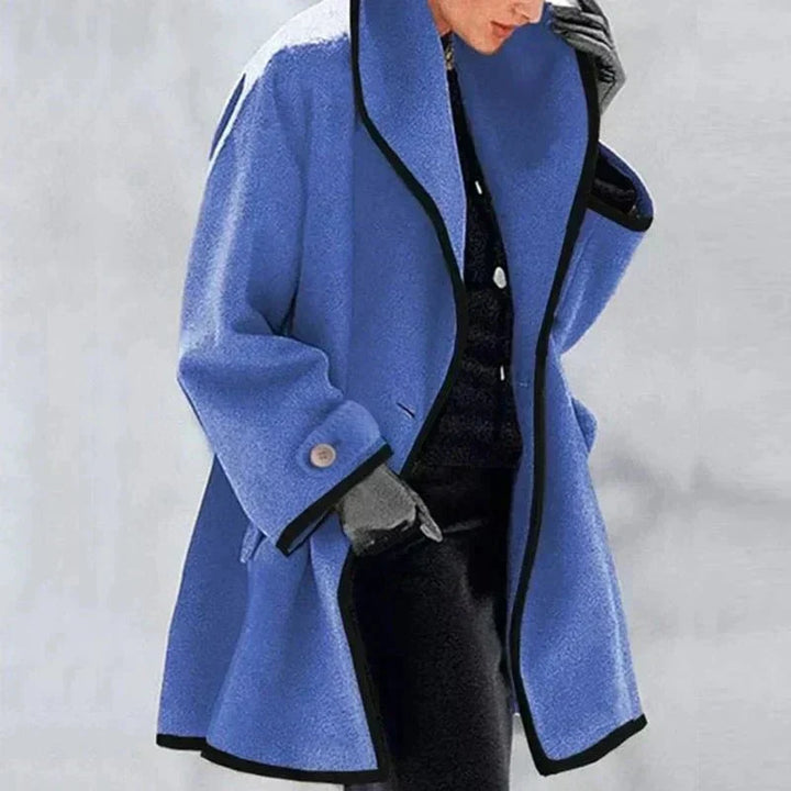 Maria Giacca in pile elegante e di tendenza