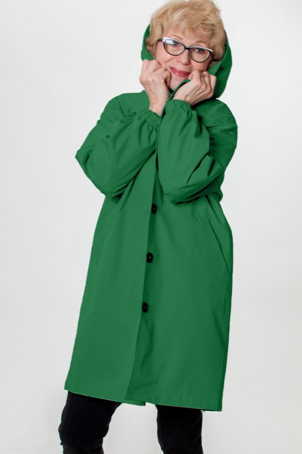 Giacca Leanne con cappuccio oversize resistente all'acqua