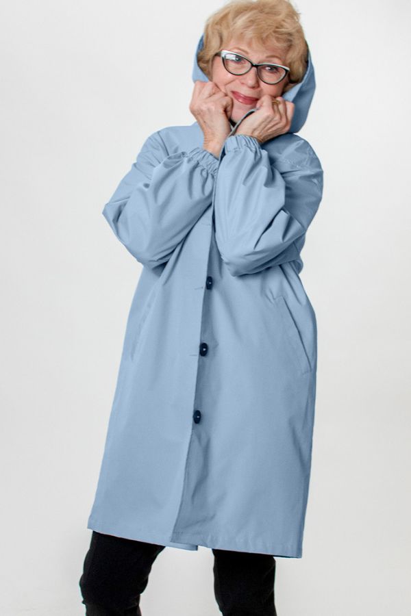 Giacca Leanne con cappuccio oversize resistente all'acqua