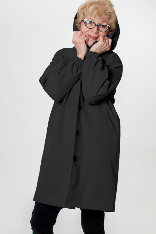 Giacca Leanne con cappuccio oversize resistente all'acqua