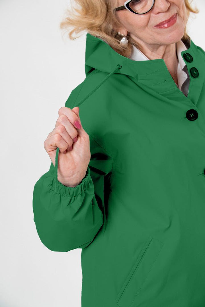 Giacca Leanne con cappuccio oversize resistente all'acqua