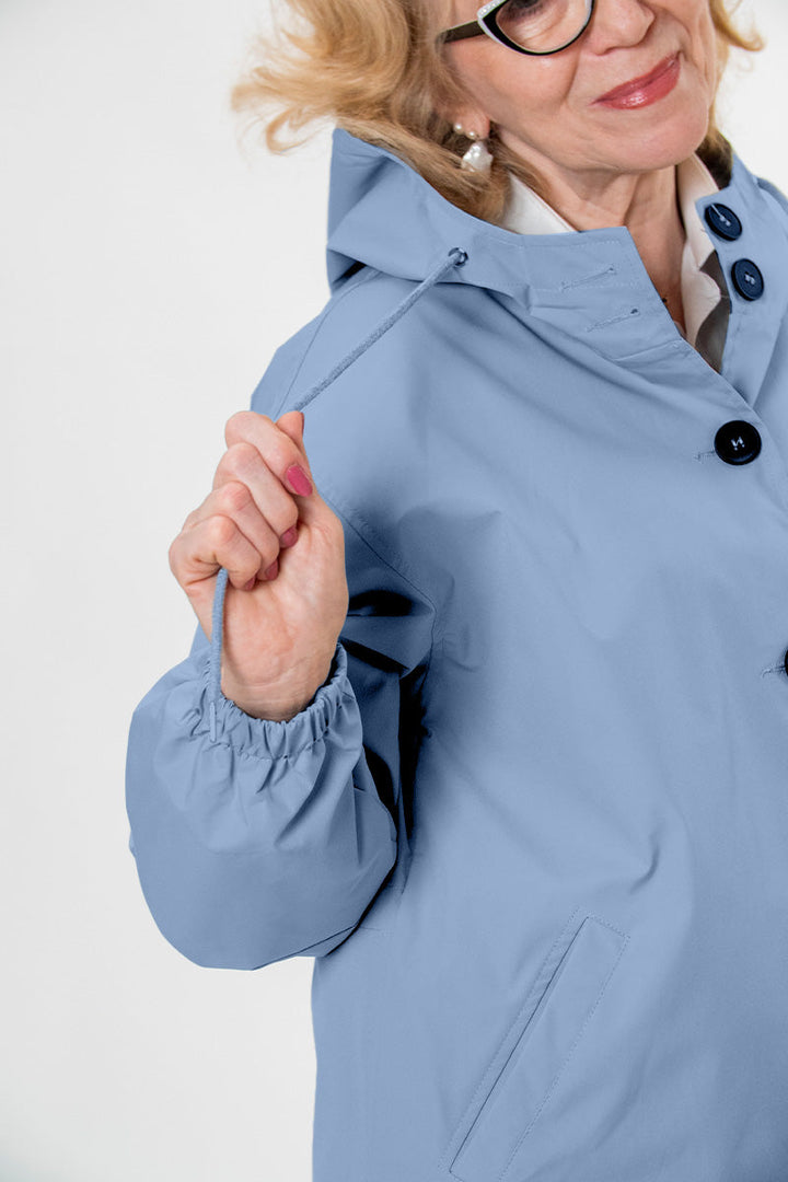 Giacca Leanne con cappuccio oversize resistente all'acqua