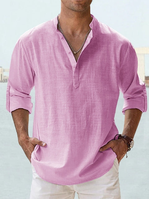 Givalli - Camicia over in lino casual