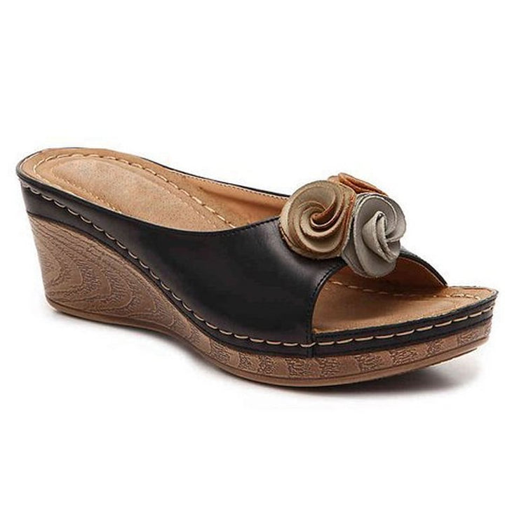 SANDALI COMODI IN PELLE BRONYA