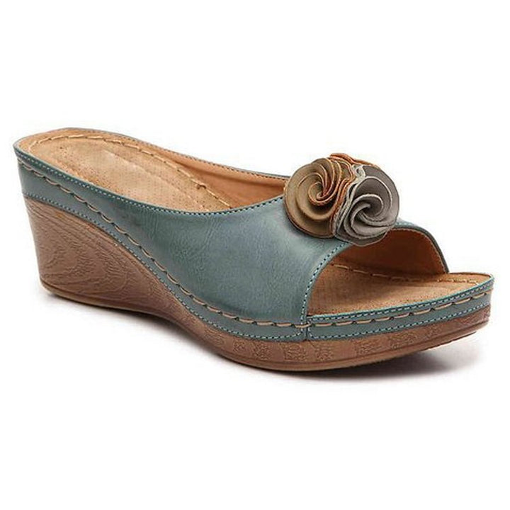 SANDALI COMODI IN PELLE BRONYA