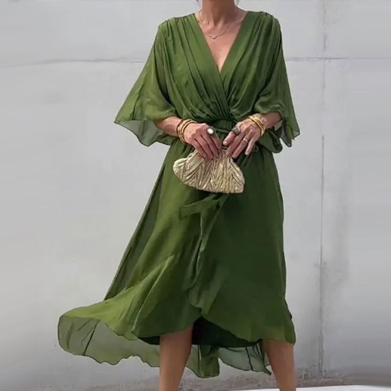 Jense - Vestito fluido con scollo a V