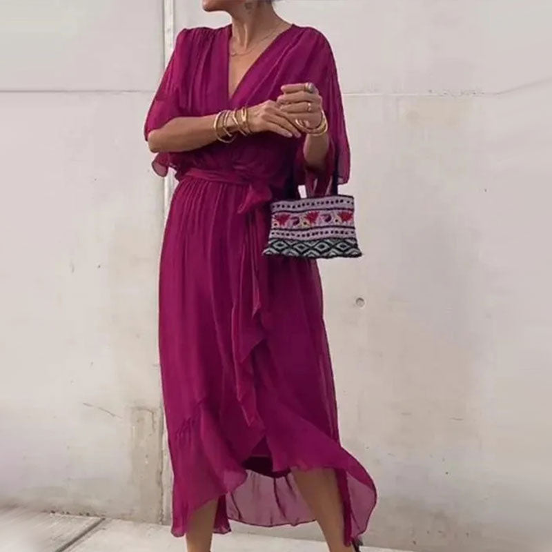 Jense - Vestito fluido con scollo a V