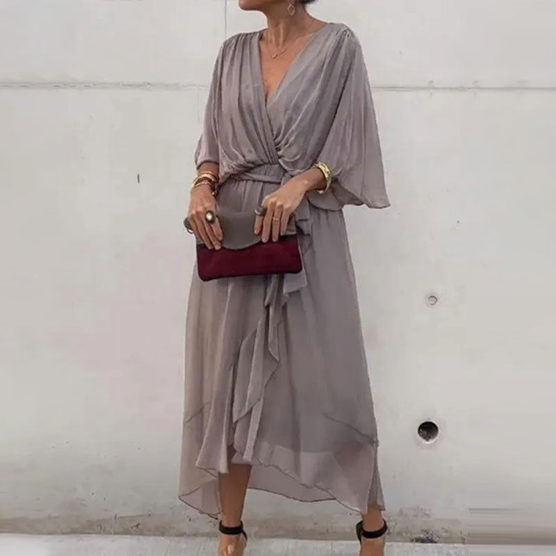 Jense - Vestito fluido con scollo a V
