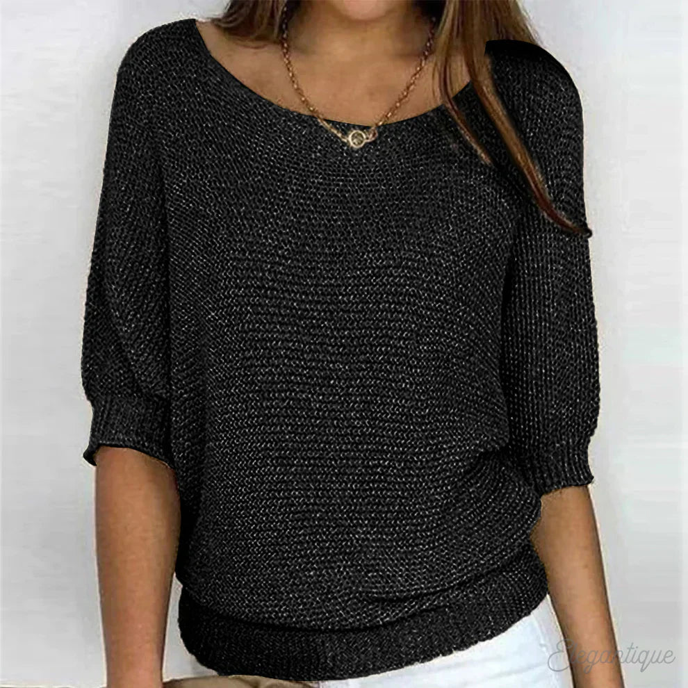 Top in maglia rilassata Eunice