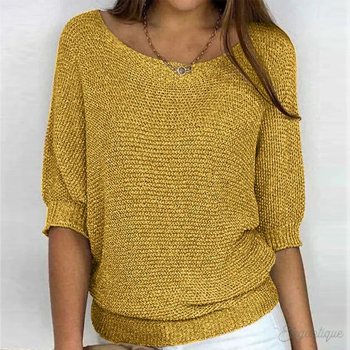 Top in maglia rilassata Eunice