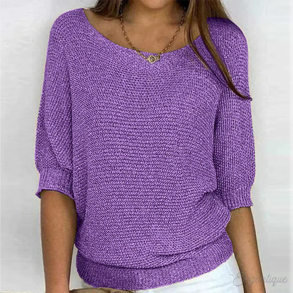 Top in maglia rilassata Eunice