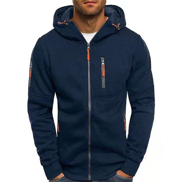 Giacca con cappuccio e zip Mave