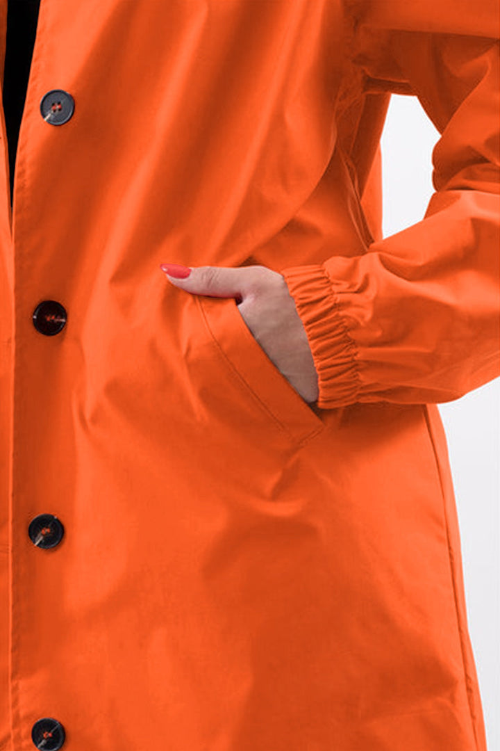 Giacca Leanne con cappuccio oversize resistente all'acqua