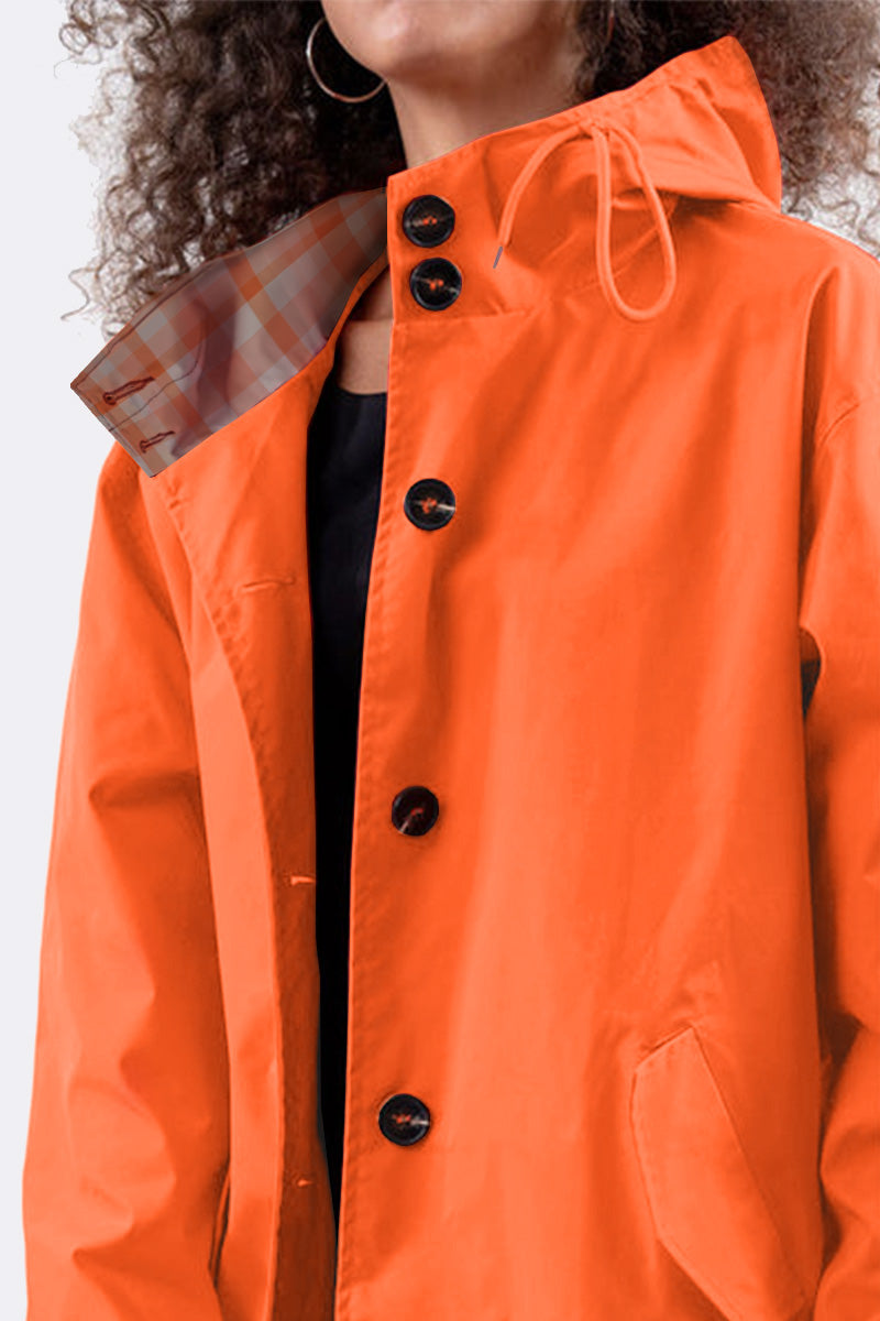 Giacca Leanne con cappuccio oversize resistente all'acqua