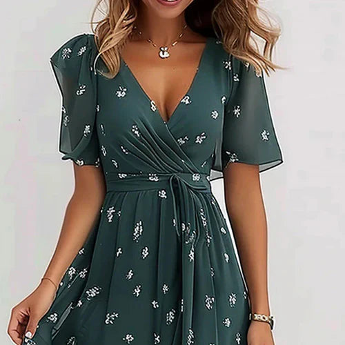 Florence Special - Vestito midi a maniche corte