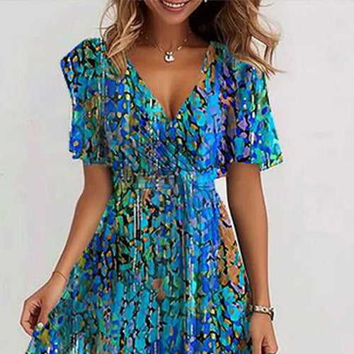 Florence Special - Vestito midi a maniche corte